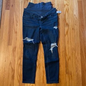 Old Navy Maternity Full Panel Ripped Jeans